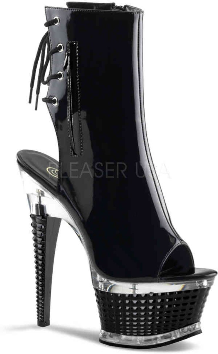 EU 41,5 = US 11 | ILLUSION-1018 | 6 1/2 Heel, 2 1/2 Textured Platform Boot, Side Zip